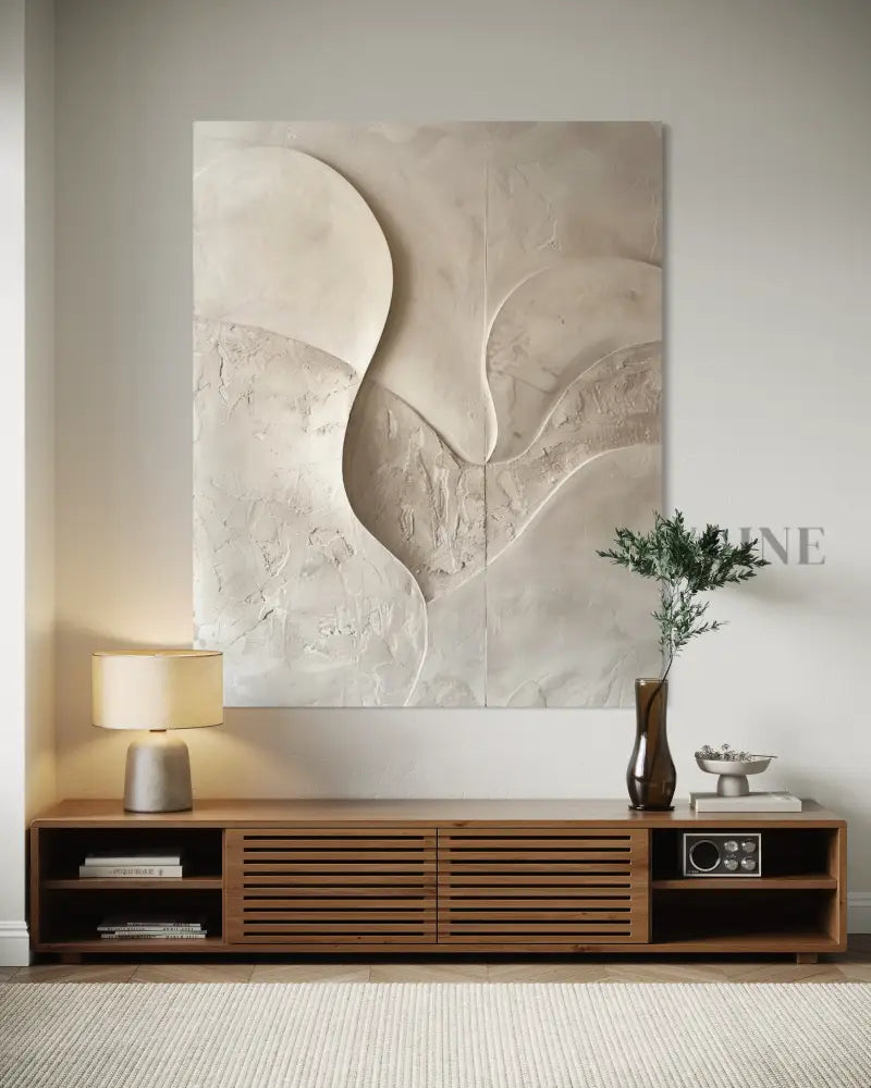 Quiet Sculptural Forms - Hand Painting