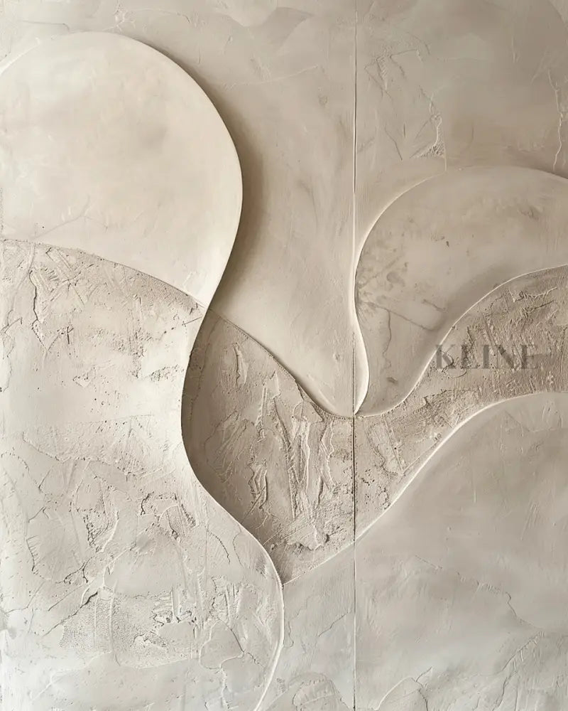 Quiet Sculptural Forms - Hand Painting