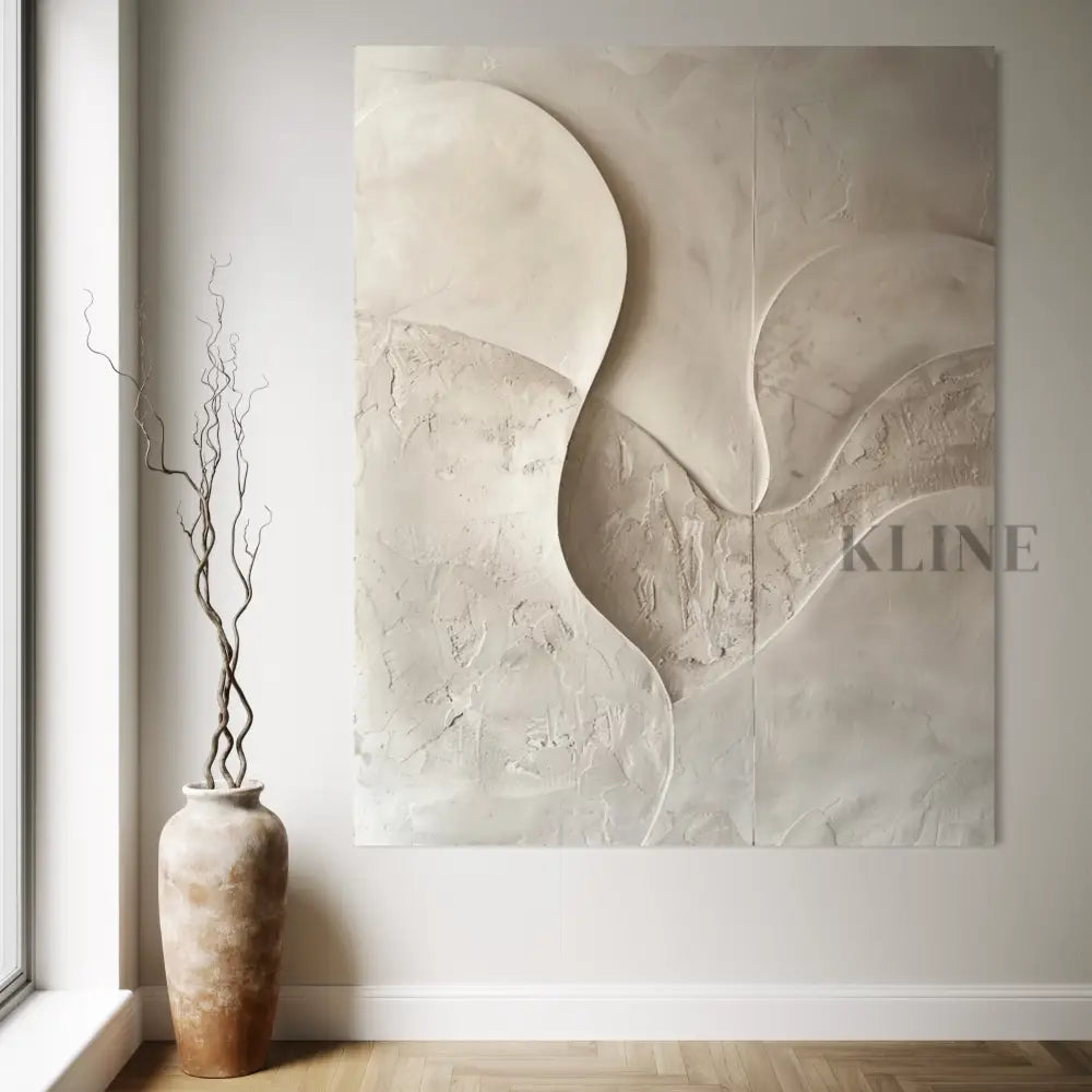 Quiet Sculptural Forms - Hand Painting