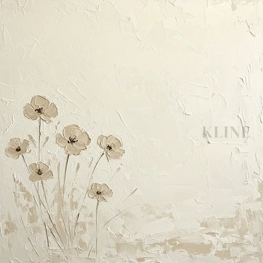Quietude in Bloom - Hand Painting