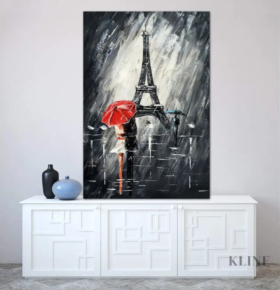 Romance In Paris - Hand Painting