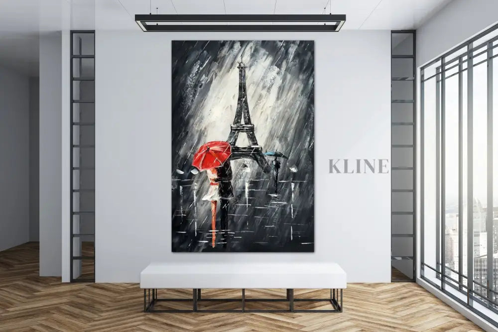 Romance In Paris - Hand Painting