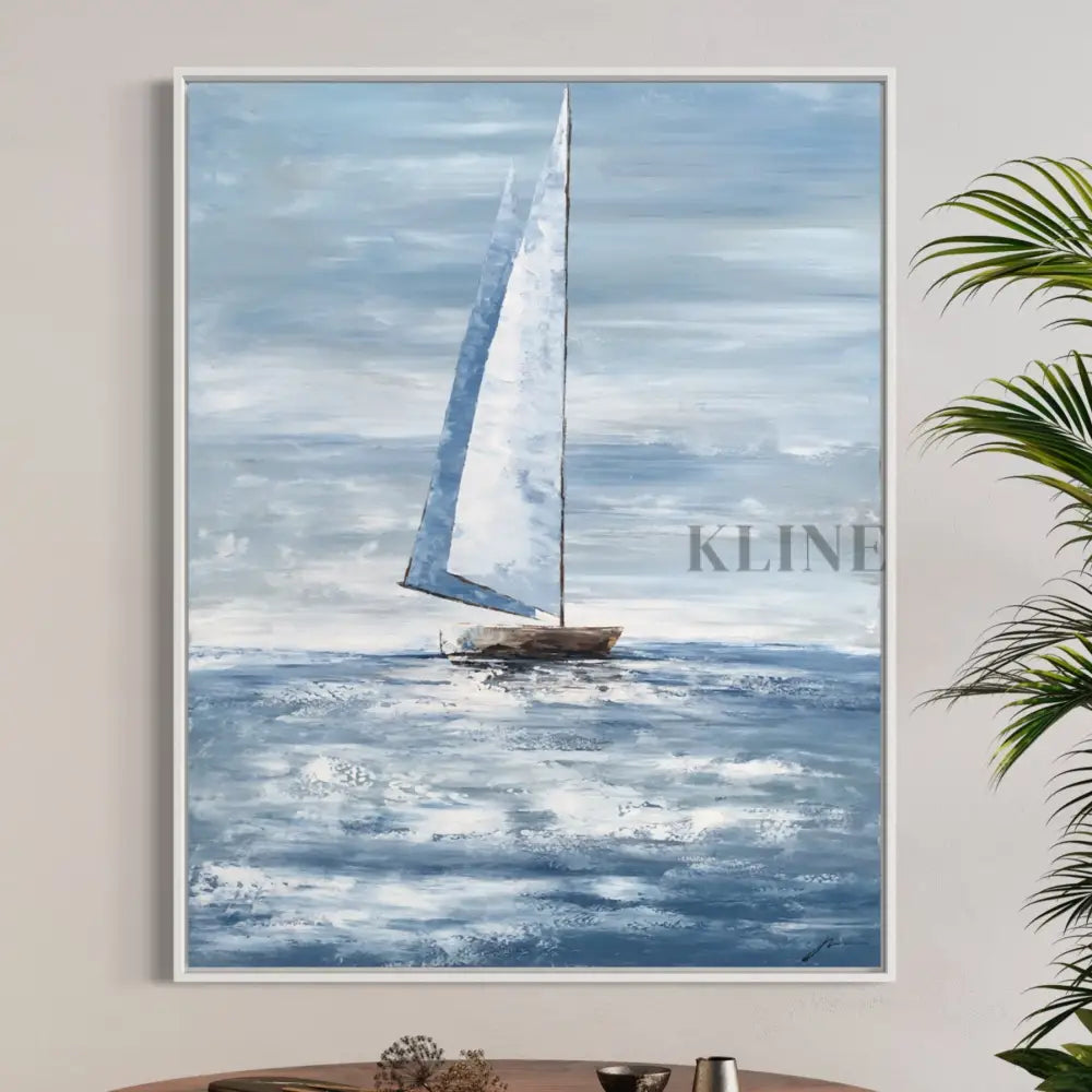 Sailing Far Away - Hand Painting
