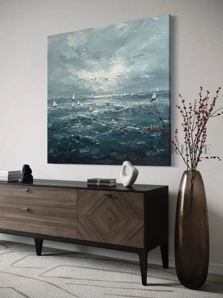 Sailors’ Serenity - Hand Painting