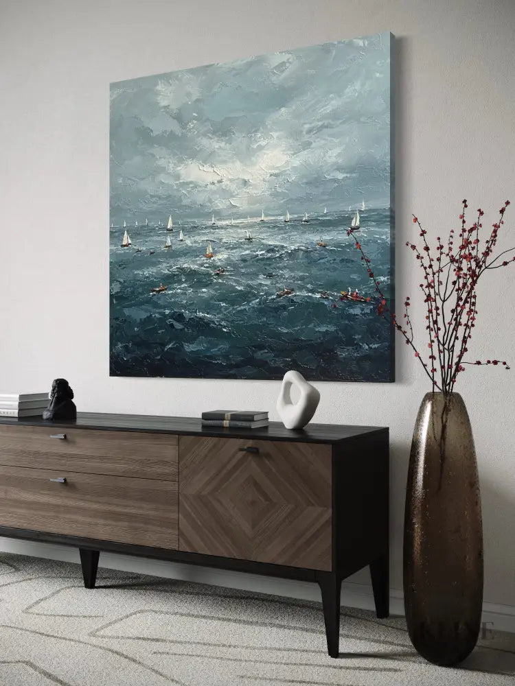 Sailors’ Serenity - Hand Painting