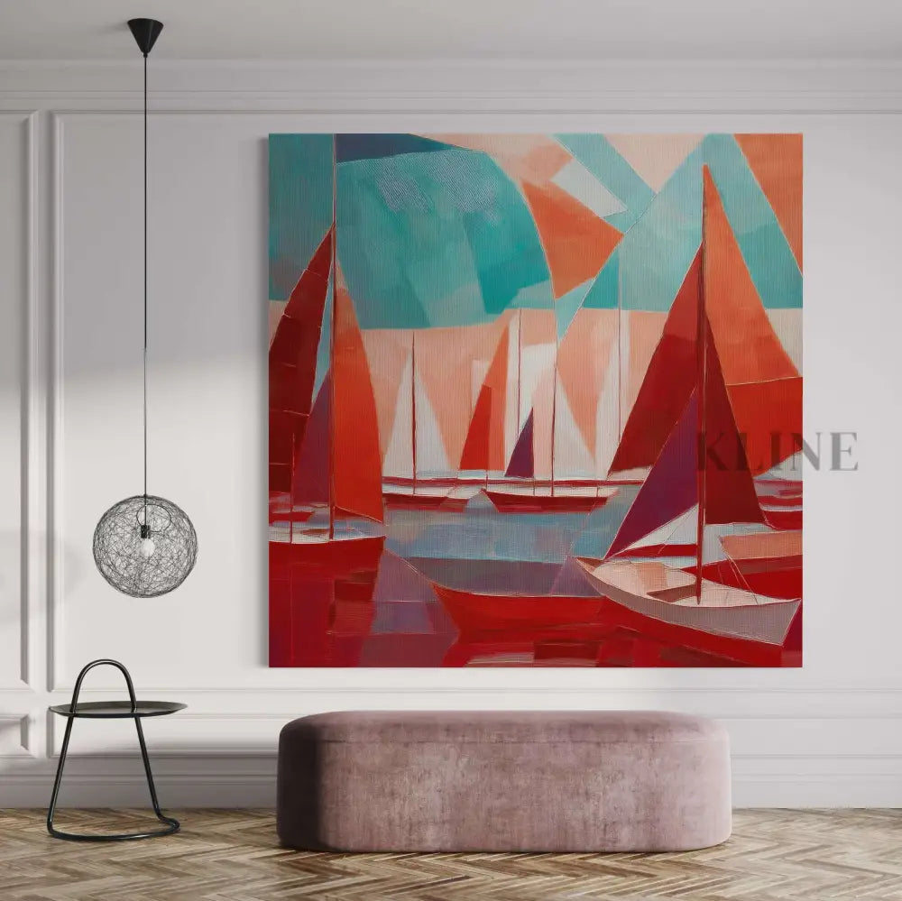 Scarlet Sails 1 - Hand Painting