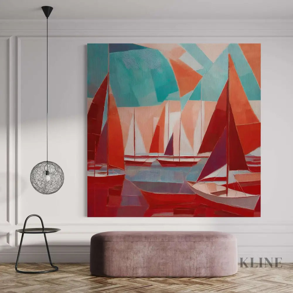 Scarlet Sails 1 - Hand Painting