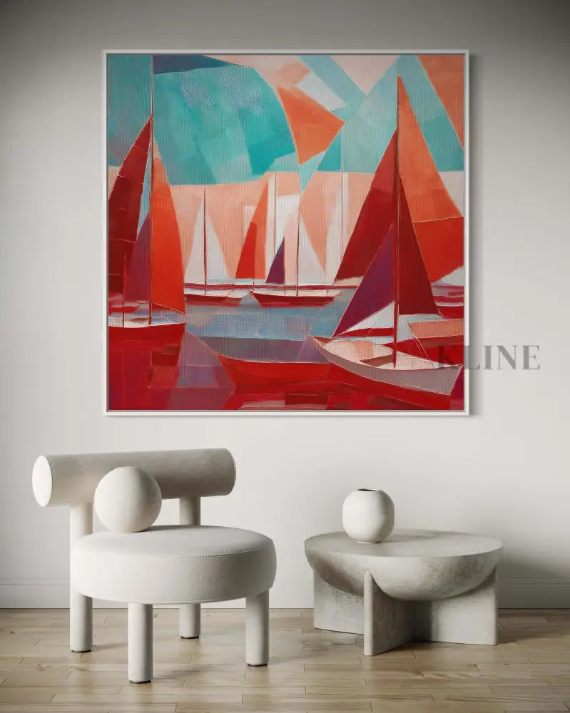 Scarlet Sails 1 - Hand Painting