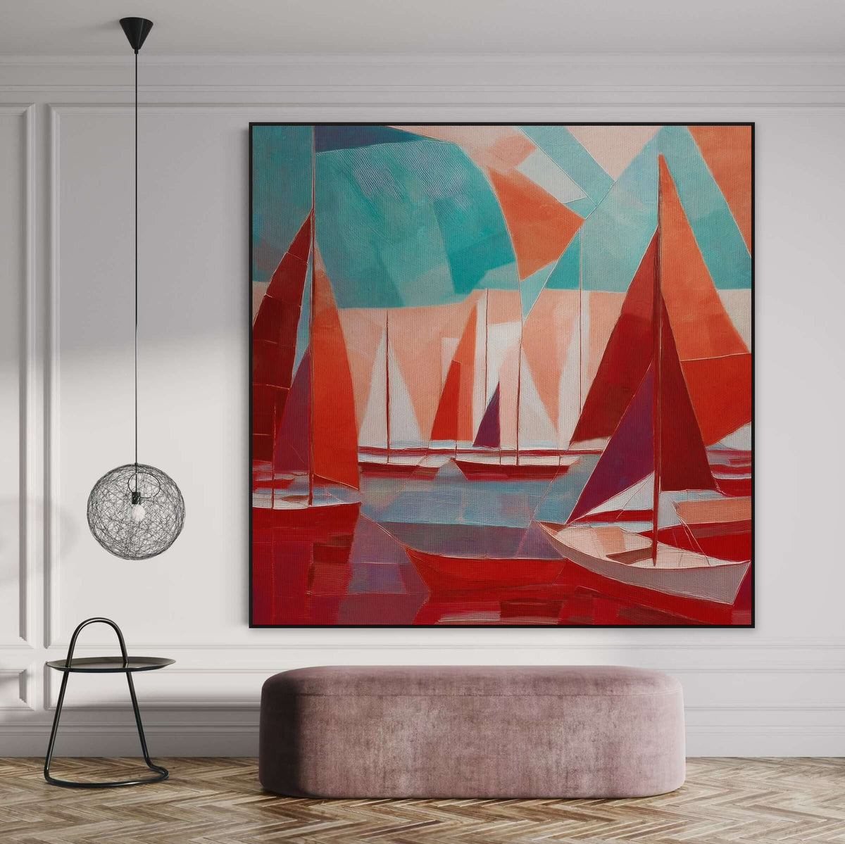 Scarlet Sails 1 - Hand Painting