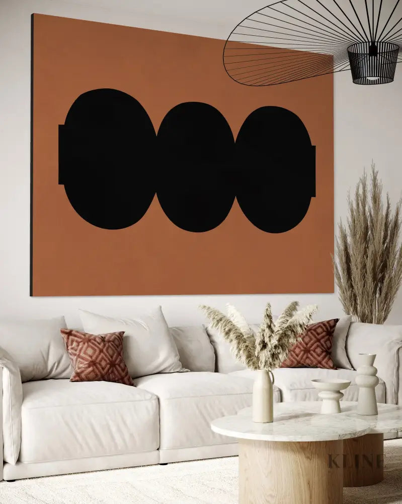 Sculptural Organic Form 4 - Hand Painting