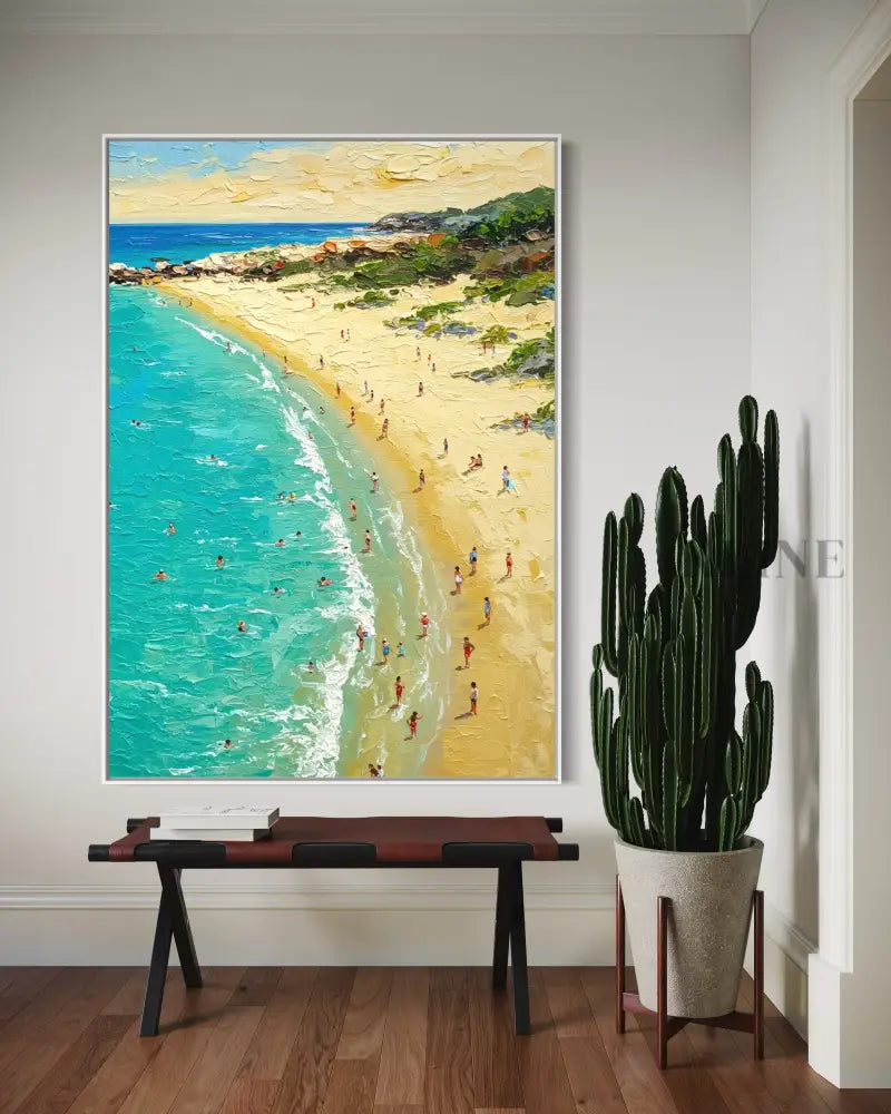 Seaside Serenity - Hand Painting