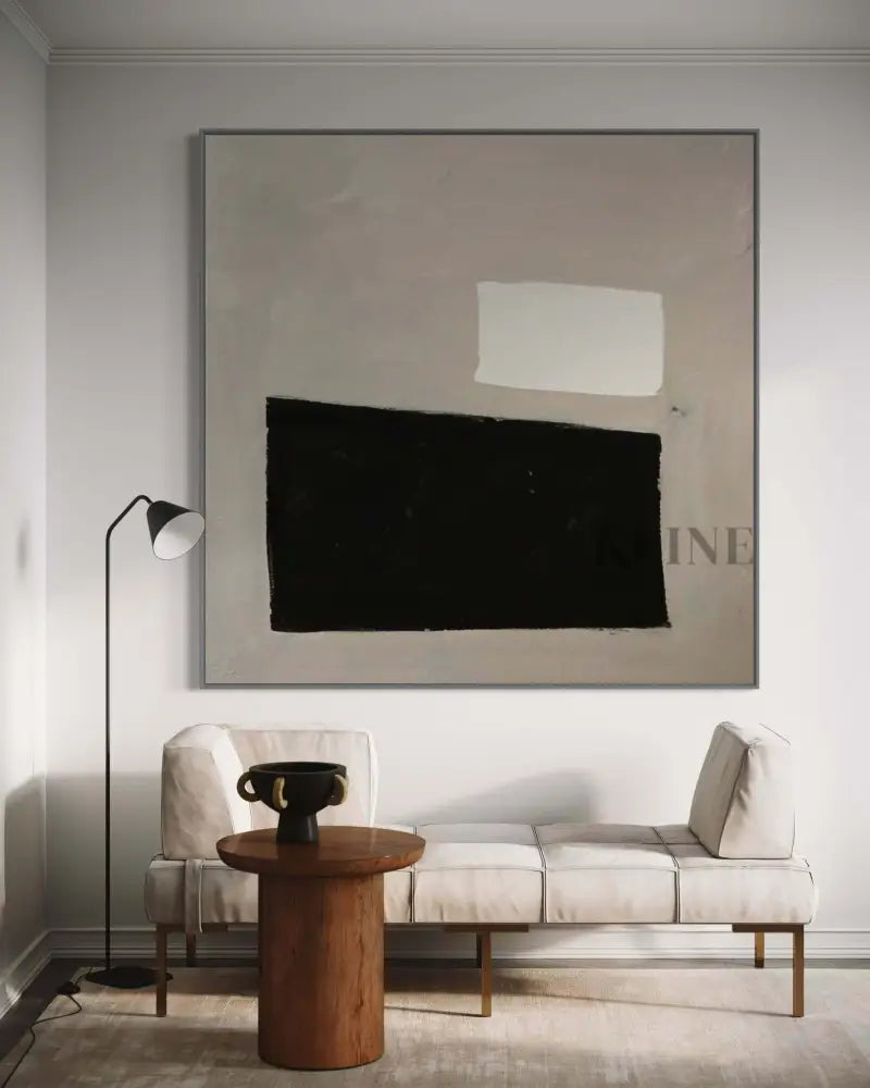 Shadowed Beige - Hand Painting