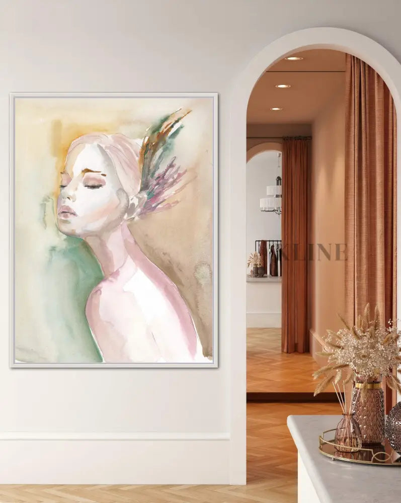 She Who Whispered Wild - Hand Painting