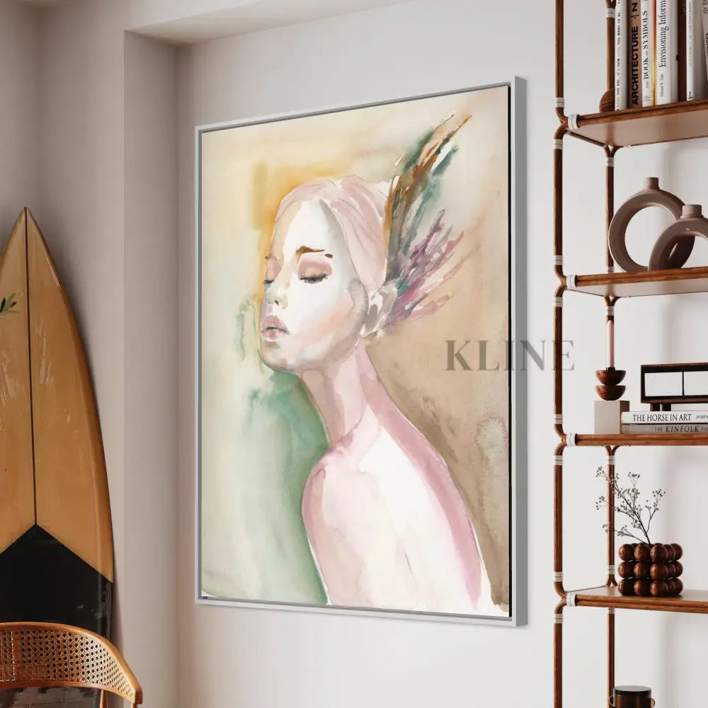 She Who Whispered Wild - Hand Painting