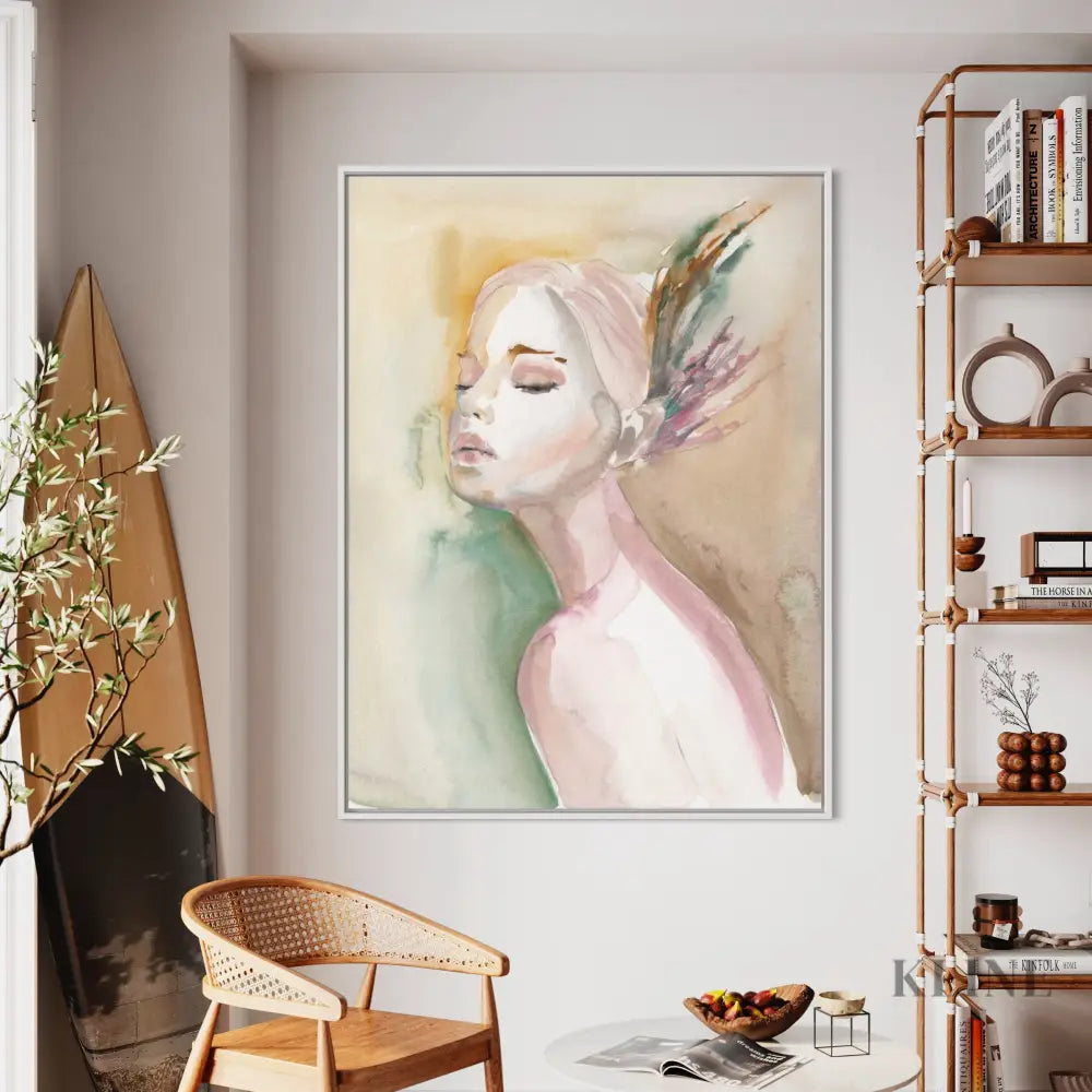 She Who Whispered Wild - Hand Painting