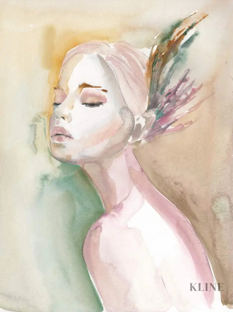 She Who Whispered Wild - Hand Painting