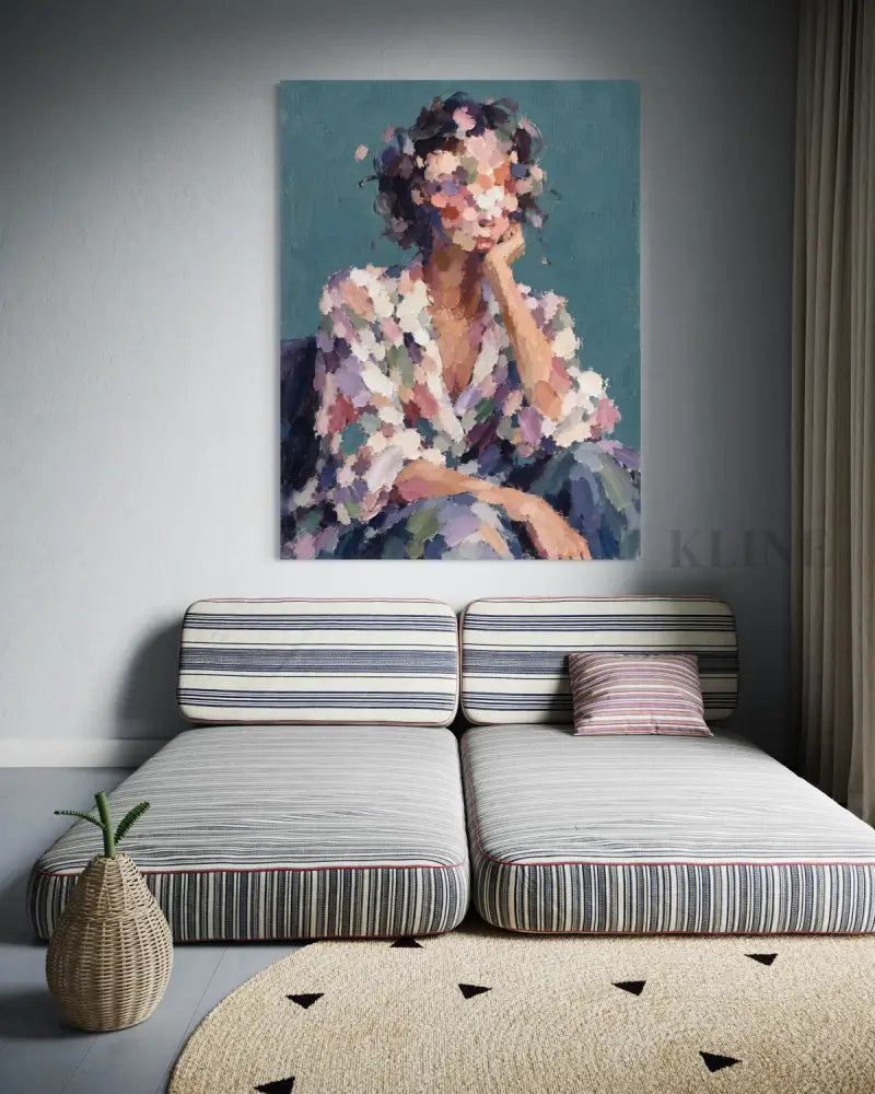 She Wore the Garden - Hand Painting