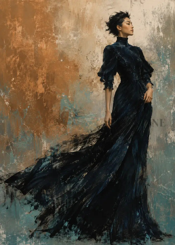 She Wore the Night - Hand Painting