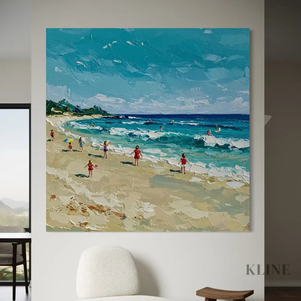 Shoreline Serenade - Hand Painting