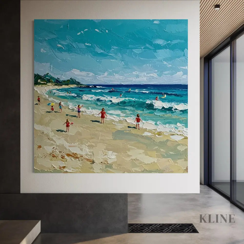 Shoreline Serenade - Hand Painting