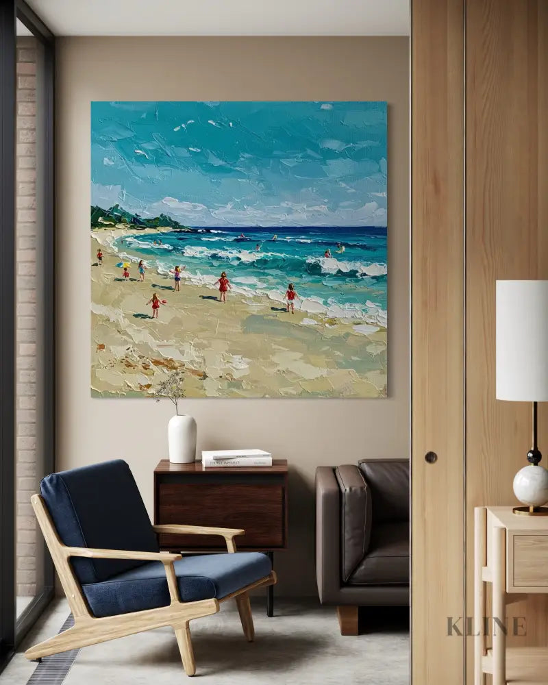 Shoreline Serenade - Hand Painting