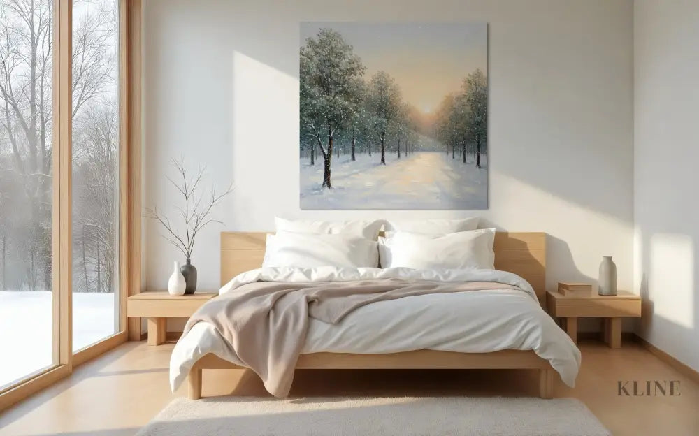 Snowbound Silence - Hand Painting