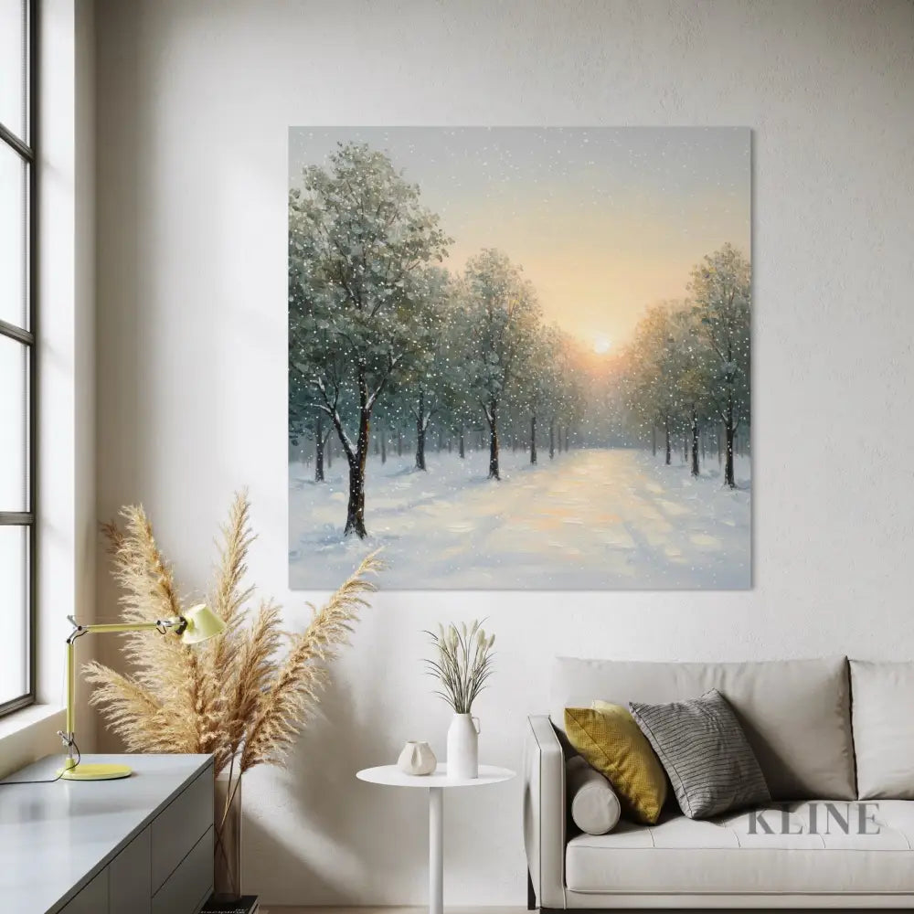 Snowbound Silence - Hand Painting