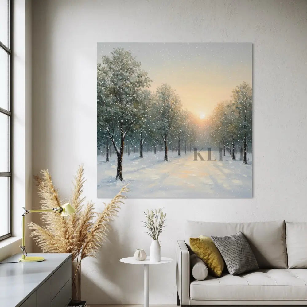 Snowbound Silence - Hand Painting
