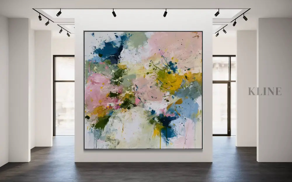 Soft Garden Storm - Hand Painting