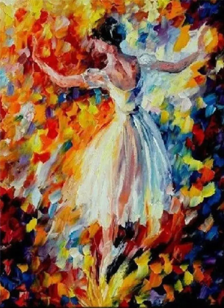 Spotlight of Her Own Desire - Hand Painting
