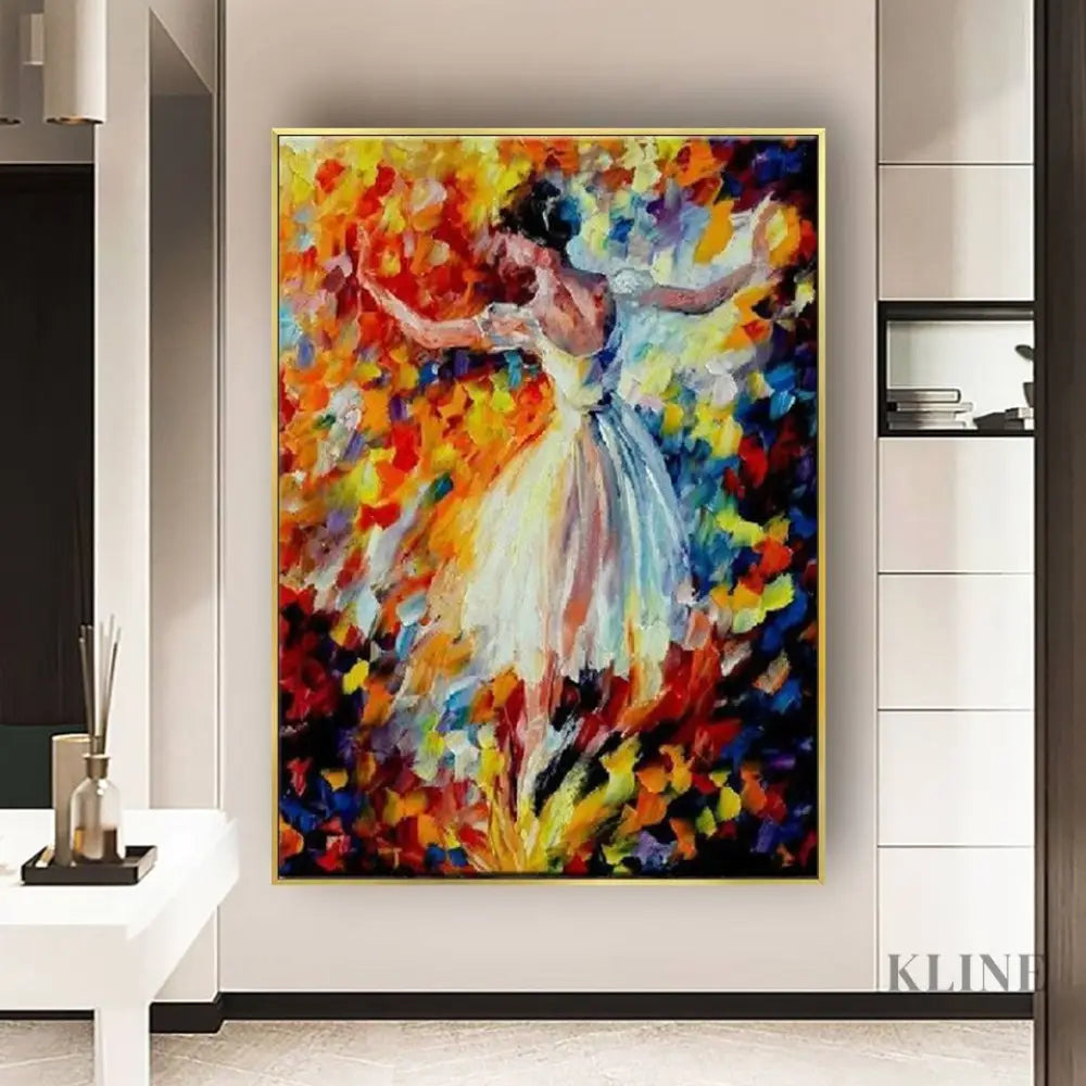 Spotlight of Her Own Desire - Hand Painting