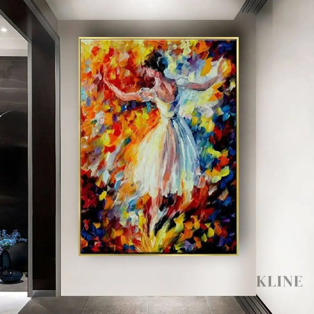 Spotlight of Her Own Desire - Hand Painting
