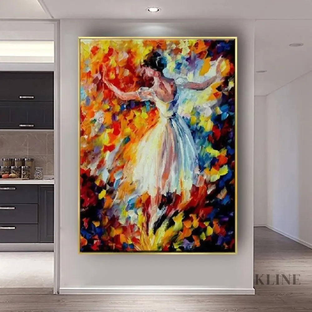 Spotlight of Her Own Desire - Hand Painting