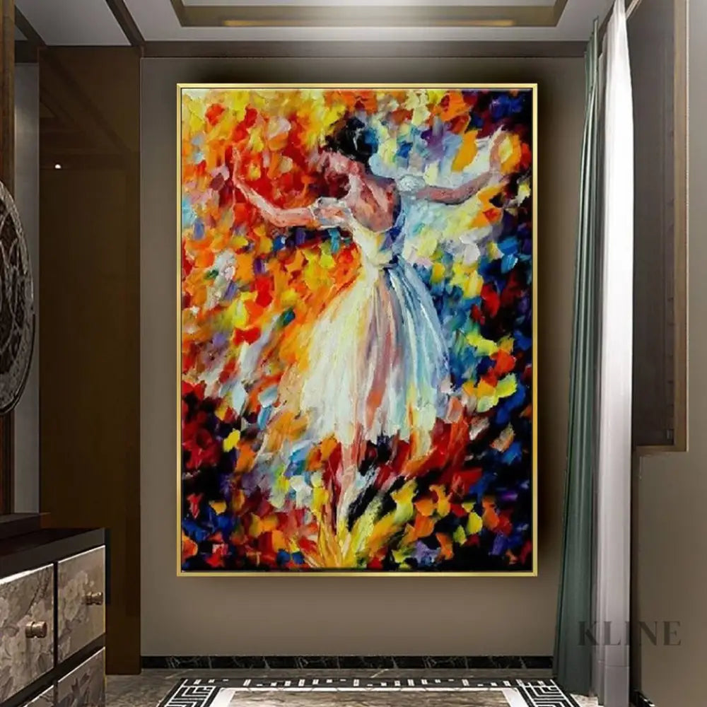 Spotlight of Her Own Desire - Hand Painting