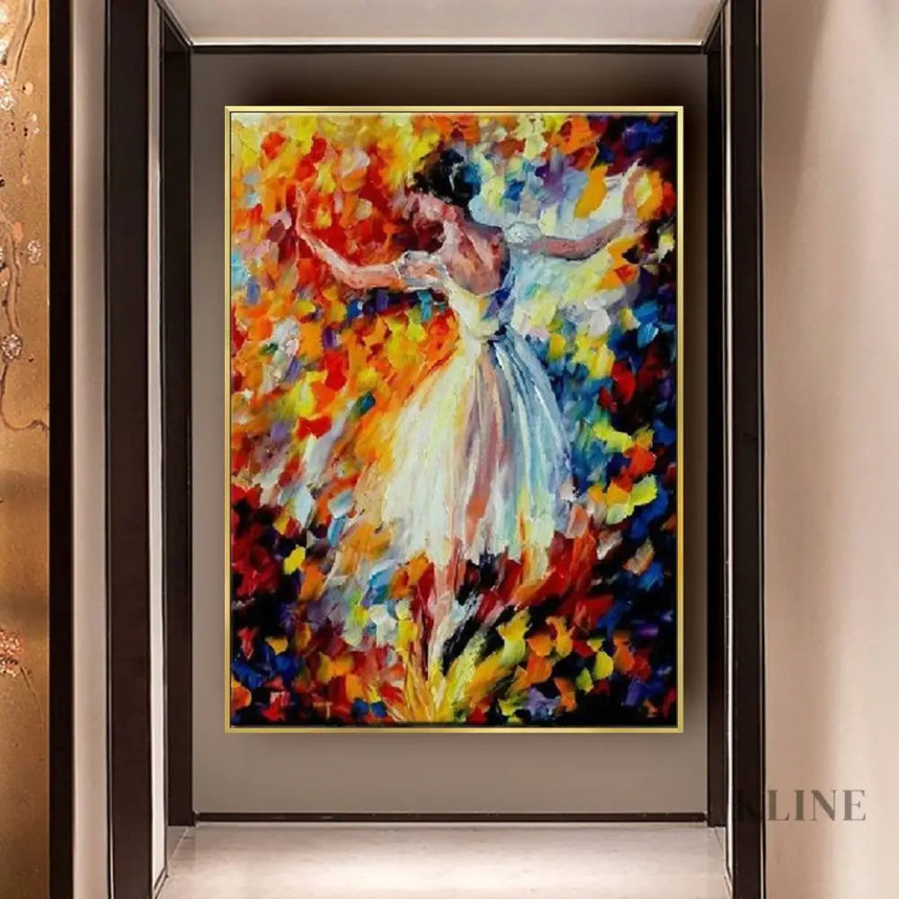 Spotlight of Her Own Desire - Hand Painting