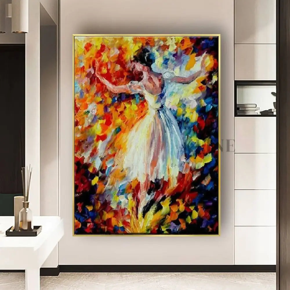 Spotlight of Her Own Desire - Hand Painting
