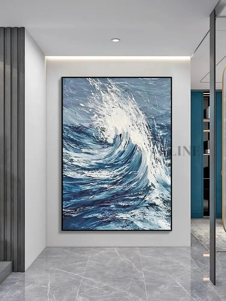 Storms and Waves - Hand Painting