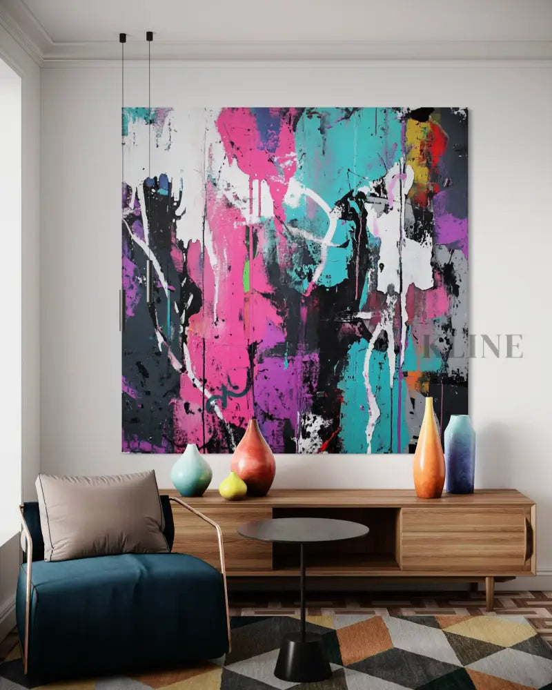 Street Energy Abstract - Hand Painting