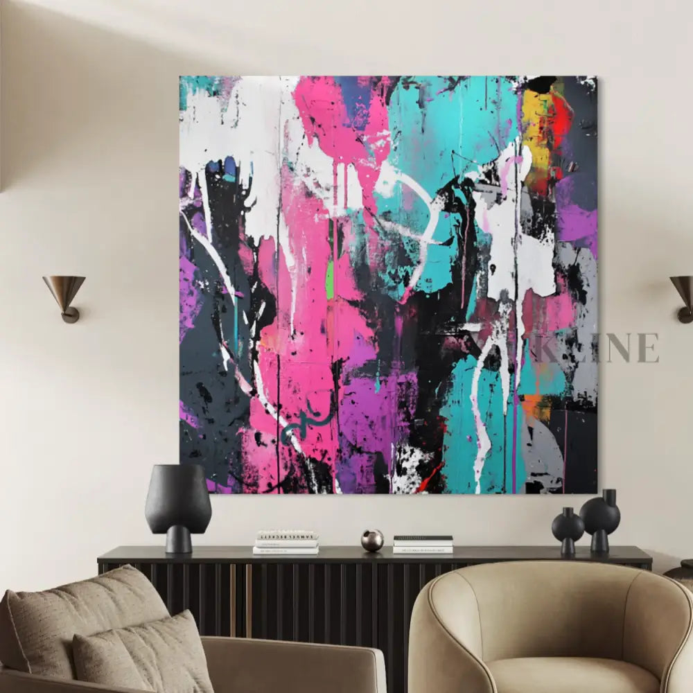 Street Energy Abstract - Hand Painting
