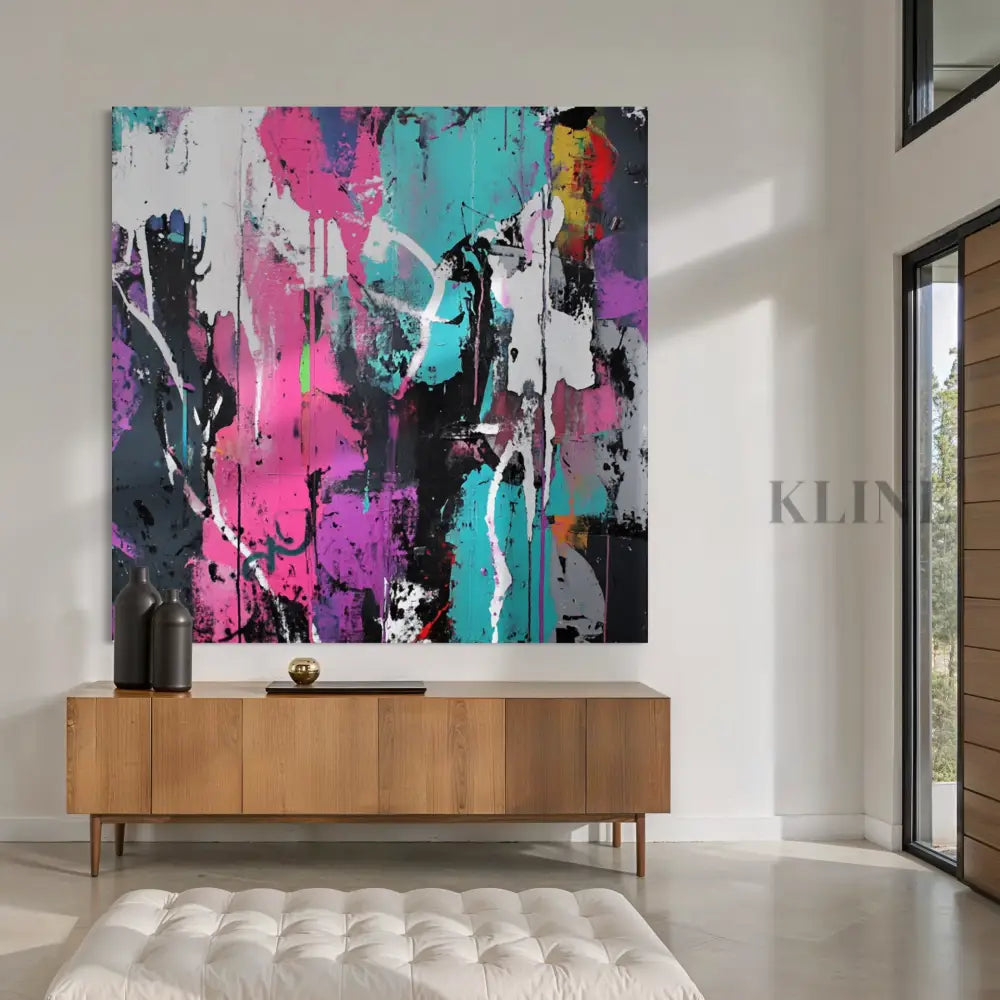 Street Energy Abstract - Hand Painting