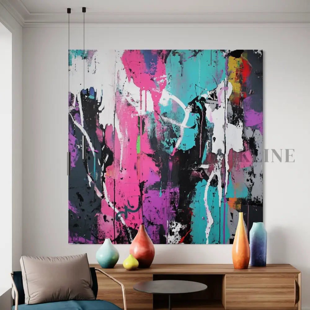 Street Energy Abstract - Hand Painting