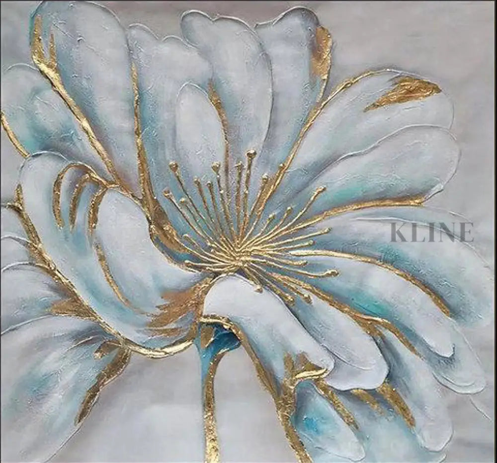 Sun-Kissed Indigo - Hand Painting
