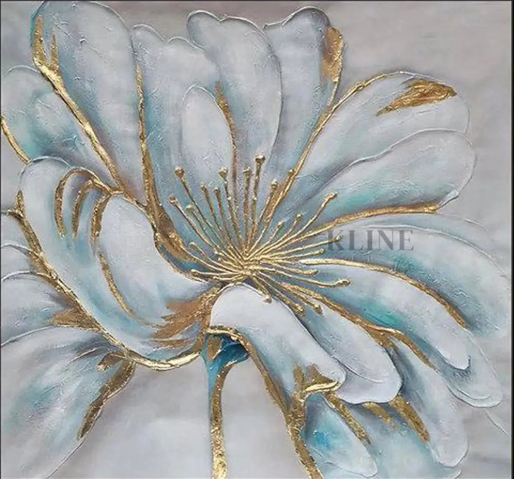Sun-Kissed Indigo - Hand Painting