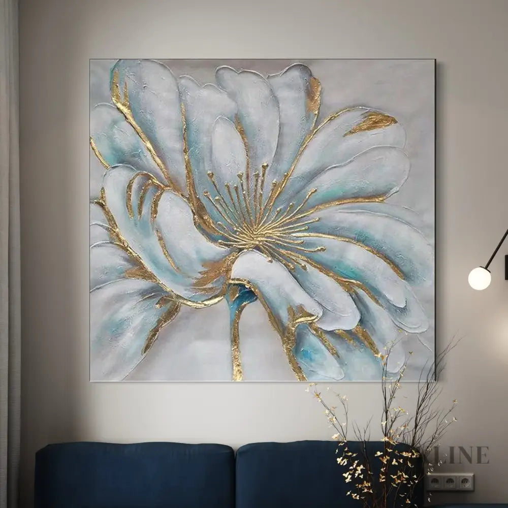 Sun-Kissed Indigo - Hand Painting