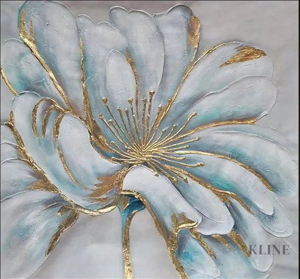 Sun-Kissed Indigo - Hand Painting