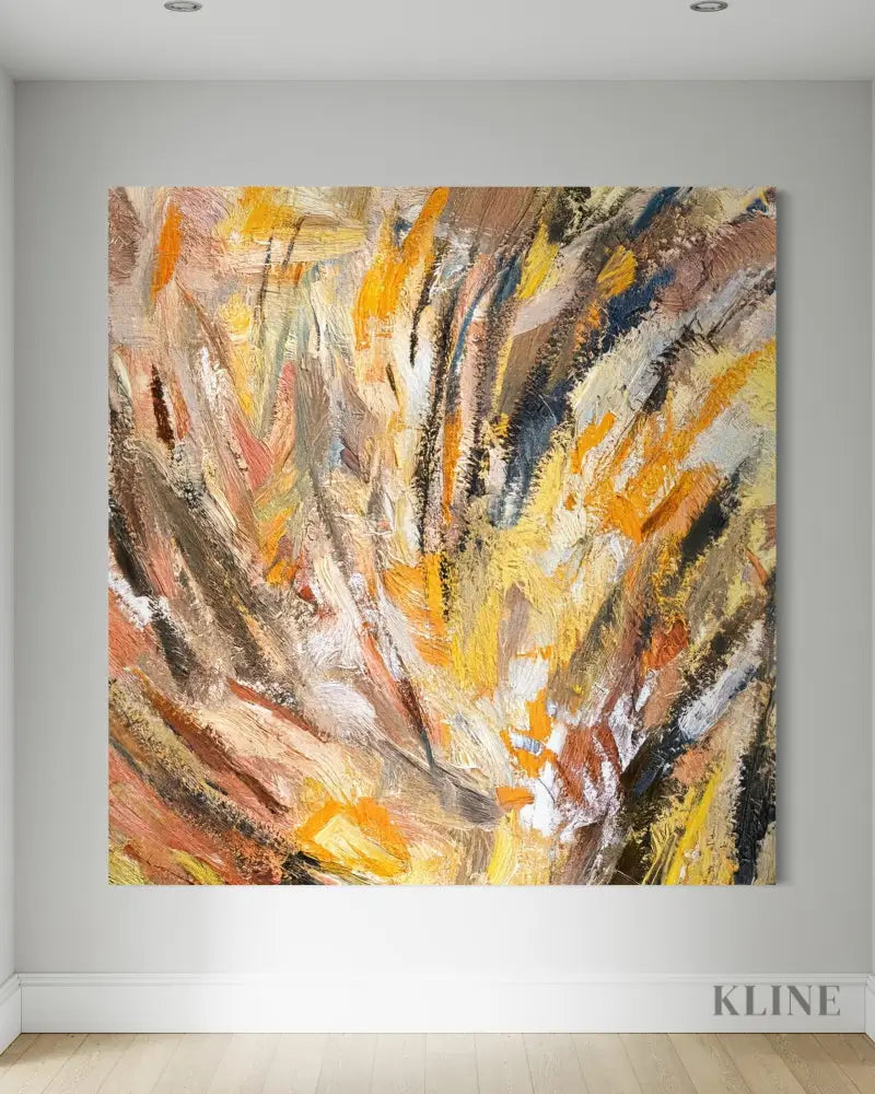 Sunburst Impasto - Hand Painting