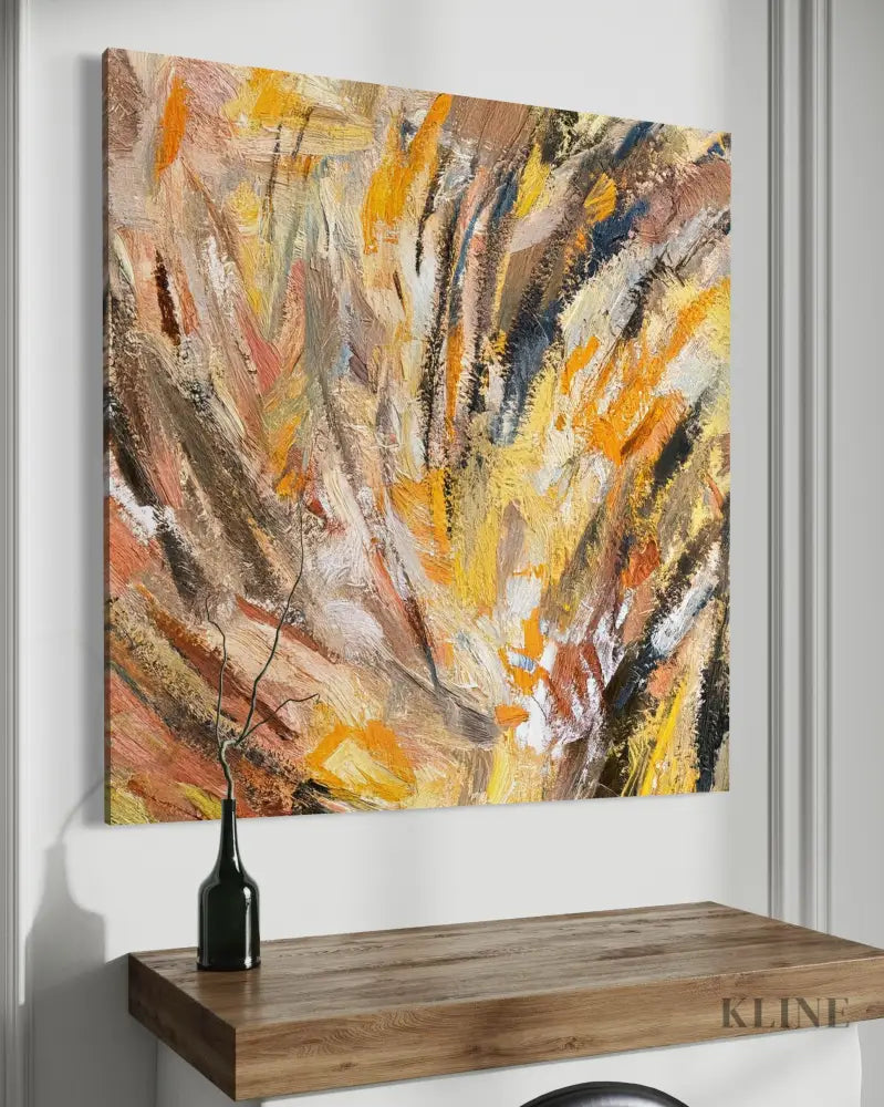 Sunburst Impasto - Hand Painting