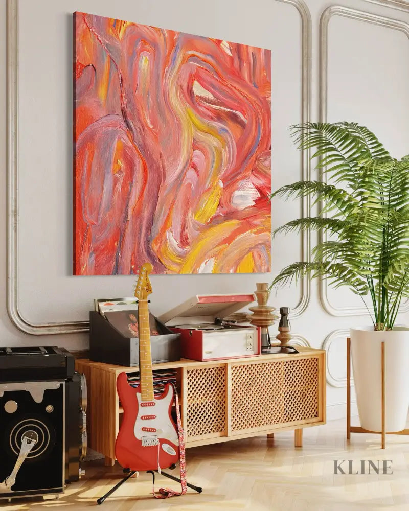 Sunset Swirls - Hand Painting