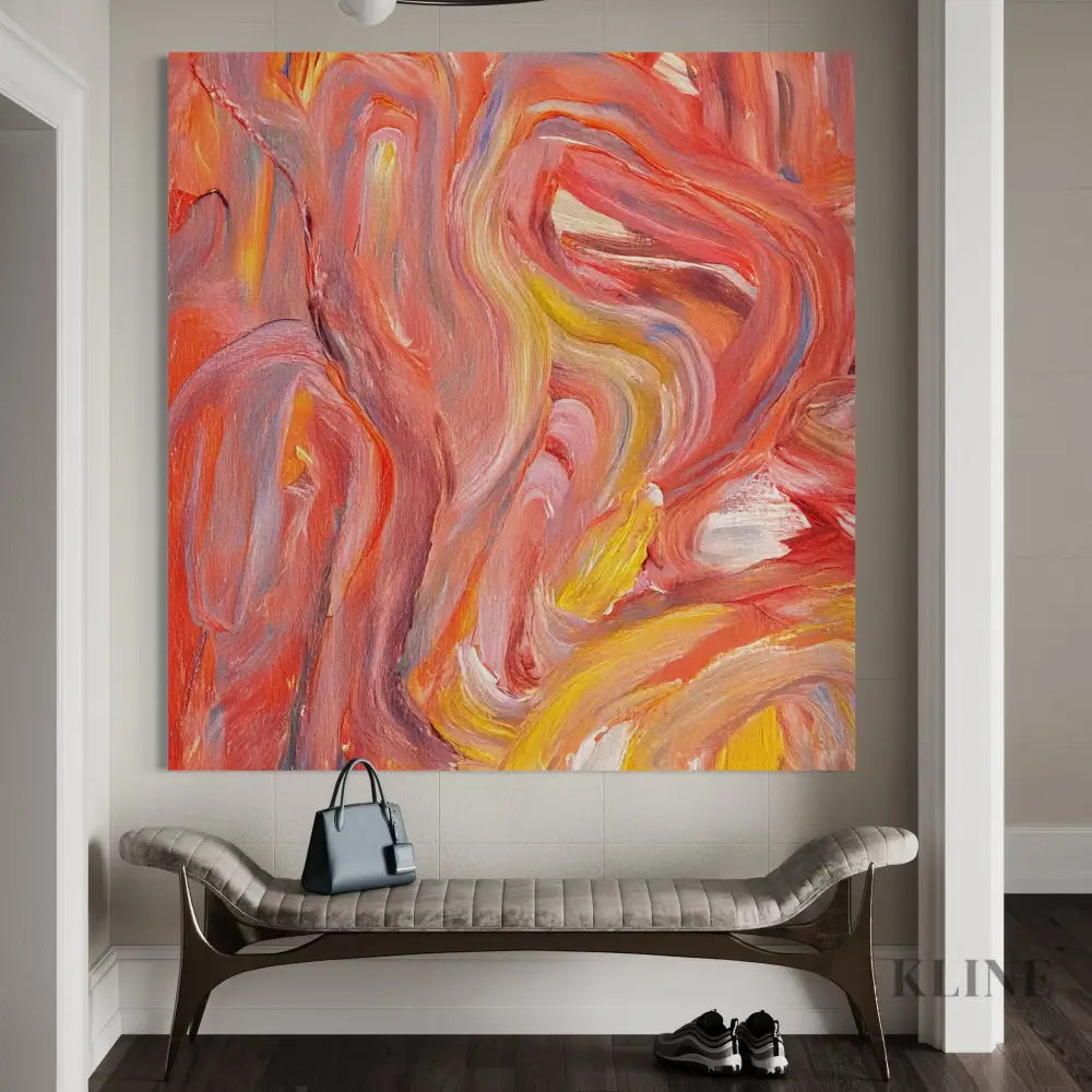 Sunset Swirls - Hand Painting