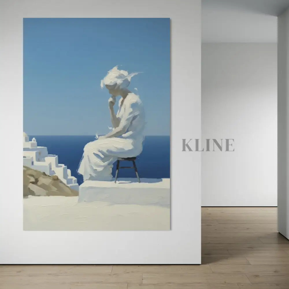 Suspended in Thought - Hand Painting